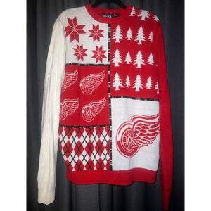 Ugly Christmas Sweater Xmas Size Large NHL